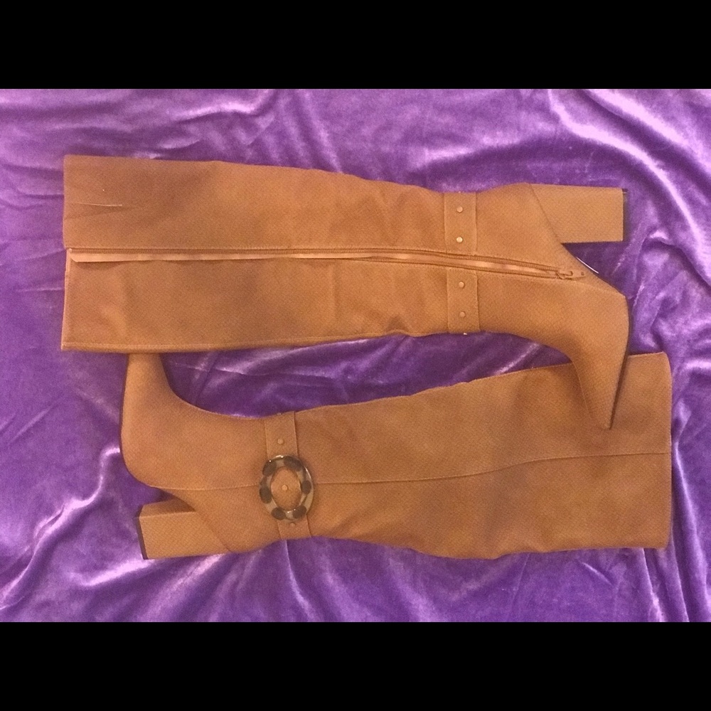 Tan boots